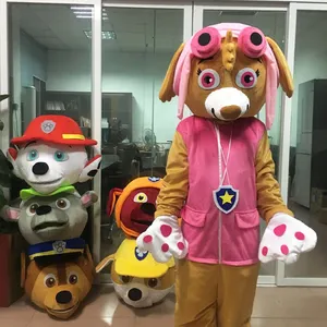 Fabbrica OEM pubblicità adulti zampa cane pattuglia mascotte Costume su misura personaggio dei cartoni animati costumi partito