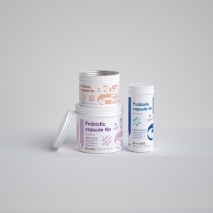 Bouteille en aluminium personnalisée pour probiotiques, flacon pharmaceutique en aluminium pour probiotiques - Product Image 3