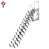 Nouvelles Escaliers escamotables pliables, capacité de charge 300/500 kg, à commande manuelle ou électrique, pour montage mural, usage domestique ou grenier