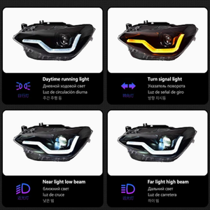 New 12V 6000K 36W 6000 lm Front <b>LED</b> <b>Headlights</b> 1 Series F20 2012-2015 Retrofit Upgrade Universal Fitment - Product Image 3