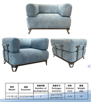 Komprimierbares, wandelbares modulares Sofa mit Edelstahlrahmen, beige Samtpolsterung, modernes Ecksofa für kompaktes Wohnzimmer