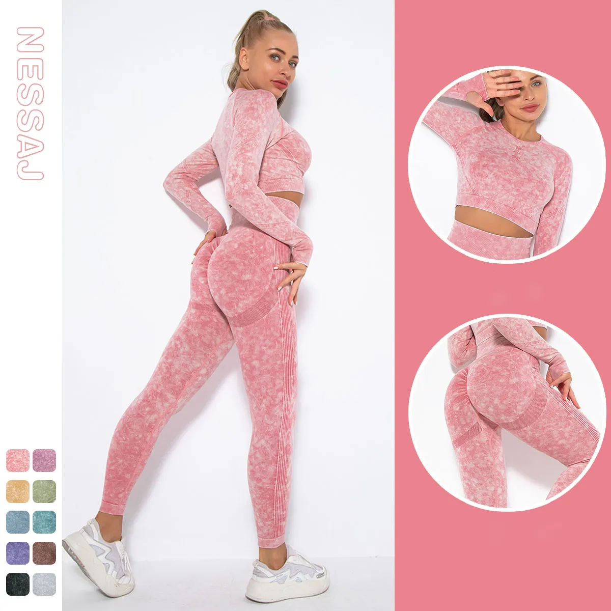 Frauen Gym Sport Yoga Fitness Kleidung Wear Running Gym Fitness Sets Active wear Anzug Sportswear