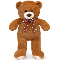 Ours en Peluche Géant Personnalisé 40cm 60cm avec Logo et Design Gratuits, Jouet en Peluche Doux, Figurine Animale en Peluche