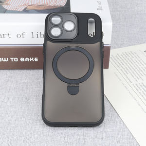 Shockproof Rugged Protective Case with Smooth Skin-Feel Coating and Magnetic <b>Ring</b> for <b>phone</b> 17 - Product Image 2