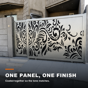Weather Resistant Aluminum Laser Cut Entrance Gate Custom Size Decorative Screening <b>for</b> Garden and Property Projects - Product Image 3