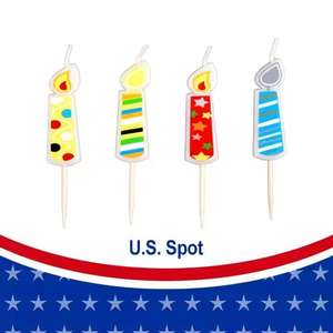 Velas de Cumpleaños Multiformas Sin Goteo Sin Aroma Para Decoraciones de Cumpleaños Cajas de Velas - Product Image 6