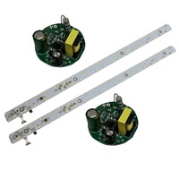 Carte de circuit imprimé LED intelligente avec entrée 110-220V, sensible au toucher, avec puce de détection de lumière et de contrôle sonore, personnalisation PCBA