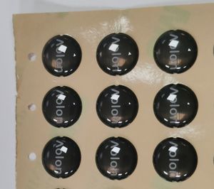 ملصق نقل بالأعلى عالي الجودة مخصص من الفينيل راتنجات الإيبوكسي ملصق تعبئة بقبة - Product Image 4