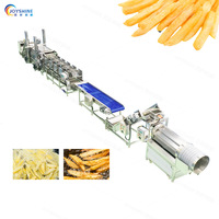 Ligne de production de frites surgelées sur mesure 80 kg/h, équipement de transformation des pommes de terre pour la fabrication de frites surgelées, lignes de transformation alimentaire