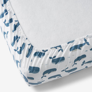 Drap-housse en coton biologique pour lit de bébé, housse de literie pour berceau, matelas à langer imprimé pour les soins aux bébé<span class=keywords><strong>s</strong></span> - Product Image 4
