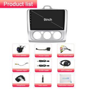 Autoradio 2+32G pour <span class=keywords><strong>Ford</strong></span> <span class=keywords><strong>Focus</strong></span> <span class=keywords><strong>MK2</strong></span> 2004-2011 Carplay 9 pouces <span class=keywords><strong>Android</strong></span> 13 Écran tactile Stéréo <span class=keywords><strong>Android</strong></span> Auto/SWC/Bluetooth/WiFi/FM RDS - Product Image 6