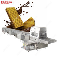 Barre de céréales au chocolat de haute qualité faisant la machine d'enrobage de biscuits d'enrobage de chocolat de collation