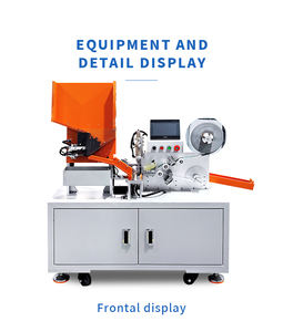 Universal cylindrical battery automatic highland barley pasting paper <b>machine</b> Automatic battery sticker <b>machine</b> - Product Image 2