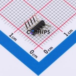 IPCP127M05PB08R Pin Header Bent Lead Through Hole,P=1.27mm Connector 1x5P 1.27mm Pin Header Right Angle Insert - Product Image 1