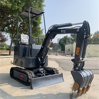 Machines de terrassement 1 tonne micro mini pelle sur chenilles avec godet gratuit à vendre