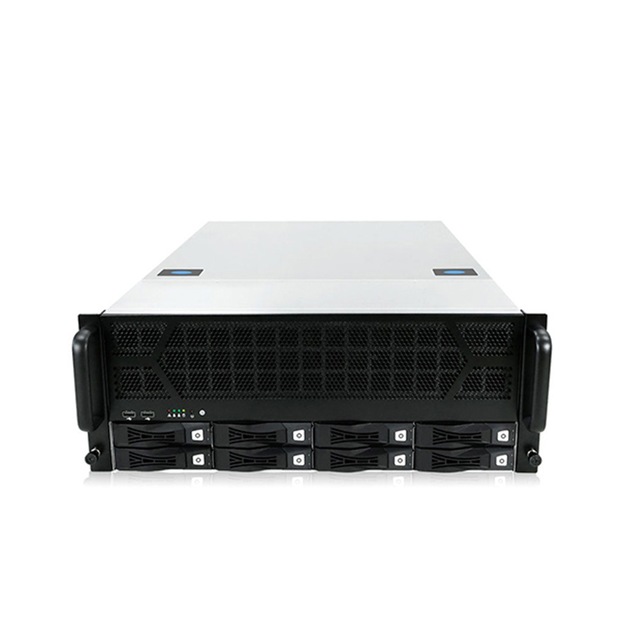 8-Lane GPU Server DeepSeek Custom Rack-Mount Data Processing Xeon CPU 4U Form Factor for Graphics AI Deep Learning