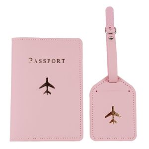 BSBH özelleştirmek seyahat bagaj etiketi pasaport tutucu seti için seyahat cüzdanı çanta bavul kimlik adı etiketi tatil hediye - Product Image 1