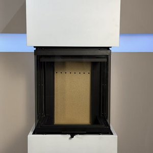 Cheminée à <span class=keywords><strong>bois</strong></span> en acier de qualité supérieure, bonne étanchéité, faible perte de chaleur, style élégant, décoration intérieure haut de gamme - Product Image 2
