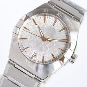 Reloj de Negocios de Lujo Original de Alta Calidad para Hombre, Resistente al Agua, con Calendario, Reloj Mecánico de Acero Inoxidable para Hombre Omegaes - Product Image 5