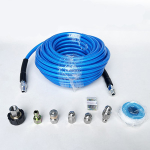 Outil de nettoyage des égouts à haute pression et de rinçage des tuyaux avec buse de pulvérisation de rat d'eau souterraine pour le déblocage et le nettoyage - Product Image 6