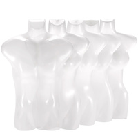 Venta al por mayor de plástico chico/niño/hombre/mujer ropa modelo colgante torso maniquí con gancho para colgar