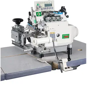 LR 5214EXT/DK totalmente automático computadorizado quatro linha overlock máquina de costura com variável superior e inferior