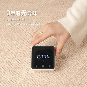 Alfombra Estilo Wabi Sabi, Rectangular, de Color Sólido, Fibra de Poliéster, Decoración para el Hogar, Sala de Estar, Dormitorio, Alfombra para Piso, Limpieza Localizada, Primavera 2025 - Product Image 2