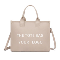 Sac à main avec logo de marque personnalisé Nouveau designer de luxe classique Sacs à main pour dames d'affaires Sacs fourre-tout en cuir PU à la mode pour femmes