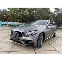 Kit carrosserie AMG inspiré de la course, style agressif, kit carrosserie complet C63 pour Mercedes Benz Classe C W205 2015-2021 berline