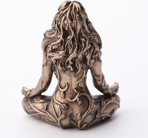 Mère <span class=keywords><strong>Terre</strong></span> <span class=keywords><strong>Gaia</strong></span> Assis Lotus Pose Résine Décor - Product Image 5