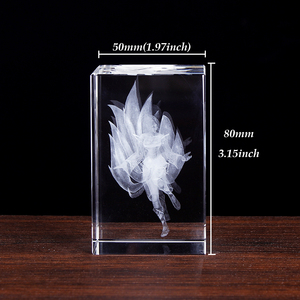 Figura personalizada de cristal 3D con grabado láser de Liga de Leyendas Ahri, Cubo de cristal para <span class=keywords><strong>LOL</strong></span> Surprise - Product Image 6