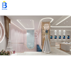 Dernier <span class=keywords><strong>comptoir</strong></span> de <span class=keywords><strong>magasin</strong></span> de bijoux présentoir de kiosque en acrylique moderne vitrine en verre pour le centre commercial - Product Image 5