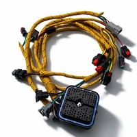 Faisceau de câblage fiable pour excavatrice de marque Solvet MX 3.96mm 18 broches AWG22 UL1061 Conducteur en cuivre IP68 Personnalisable pour Doosan DX300