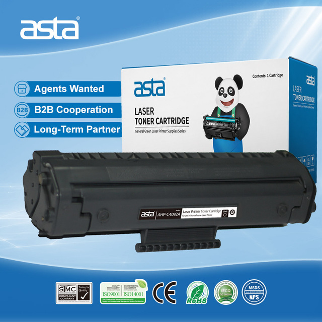 ASTA Wholesale Toner 92A C4092A C4092 4092A Black Compatible for HP 1100 Laser Printer Cartridge Chinese Factory