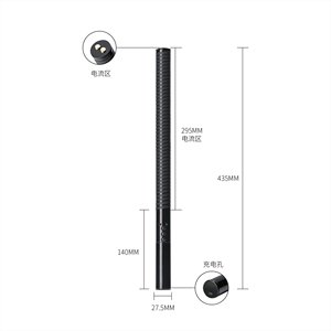 Bâton de Choc à Impulsion Électrique Fouet Cosplay Fessée Jouet Érotique SM - Product Image 5