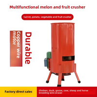 Industriële 220V Groente Chopper Machine Boerderij Dierlijke Afval Crusher Shredder Met Kern Motor Fruit Feed Verwerkingsapparatuur
