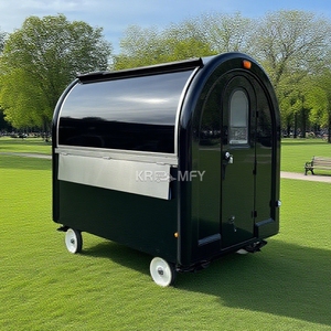 Chariot de crème glacée de haute qualité Mobile Van Service Commercial Window Truck Fast Food Trailer avec CE - Product Image 4