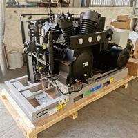 80 Bar 11 Kw 0.8 M ^ 3/min Haute Qualité Piston Compresseur D'air Haute Pression L'industrie Utiliser 15 Kw/22 Kw 55 Bar-100 Bar Stationnaire