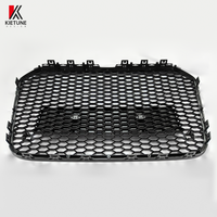 Vente en gros d'usine, nouvelle calandre avant en nid d'abeille de style RS6 en ABS, noir brillant pour Audi A6 C7 2010-2014, logo personnalisé