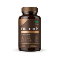 Soutien antioxydant avancé | Vitamine E sans OGM pour la santé de la peau et du cœur