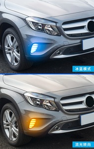 Luci Diurne a LED con Indicatore di Direzione per Mercedes-Benz <span class=keywords><strong>GLA</strong></span> 200 GLA200 2015 2016 2017, Fari Fendinebbia - Product Image 5