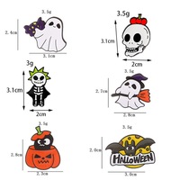 Cadeaux de vacances Halloween Souvenir Citrouille Fantôme Broches Épinglette Mignon Badge Drôle Épingle En Émail pour Sac À Dos Chapeaux Vêtements
