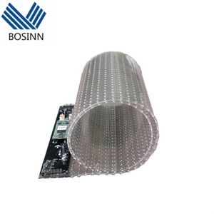 <strong>Window</strong> Display <strong>Screen</strong> Full Color Advertise Video Adhesive Transparent Led Display Flexible Film Stick on Glass <strong>Screen</strong> - Product Image 1