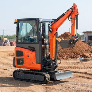 Gebruikt 2,5 ton minigraafmachine, tweedehands rupsgraafmachine, 2,5T, weinig draaiuren, CE-gecertificeerd, goede staat, motor, pomp, motor, hoog rendement - Product Image 1