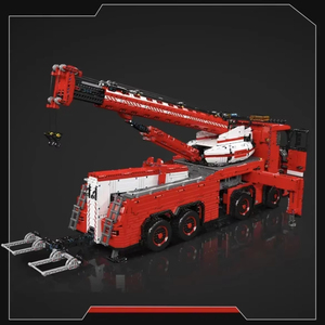 Pour 19008S Camion de remorquage motorisé technique en plastique ABS, <span class=keywords><strong>jouet</strong></span> de construction DIY, modèle MKII, avec contrôle par application, grue mobile en briques - Product Image 5