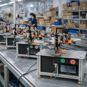 Máquina automática de lazos para etiquetas de calcetines y prendas, ecológica, de acero inoxidable plateado, para la máquina Booster Bos-168 - Product Image 1