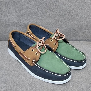 Mocassins et <span class=keywords><strong>chaussures</strong></span> <span class=keywords><strong>bateau</strong></span> pour hommes en cuir nubuck, résistants à l'usure, à plateforme, décontractés, mode, confort pieds nus, coupe basse, OEM ODM - Product Image 3