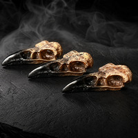 Corbeau Gothique pour Pendentif en Résine, Accessoires de Masque Animal pour Halloween, Noël, Remise de Diplôme