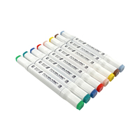 Marqueurs à alcool double pointe personnalisés OEM pour fournisseurs, 24, 48, 100, 120, 168, 262 couleurs, encre à alcool pour ombrage, contour et remplissage de couleur