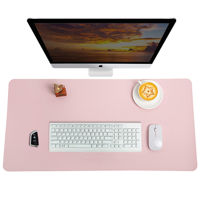 High Quality Waterproof Easy to Clean Cork Leather Desk Mat